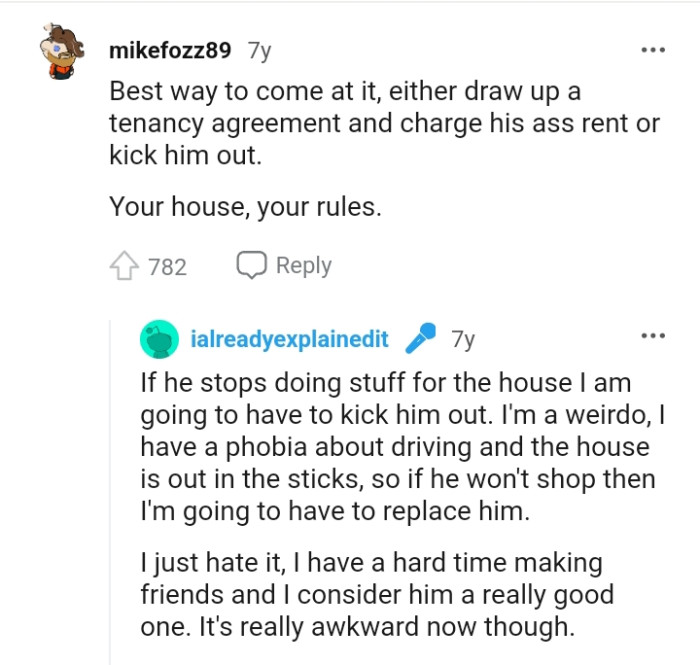 It's the OP's house; hence, it's his rules