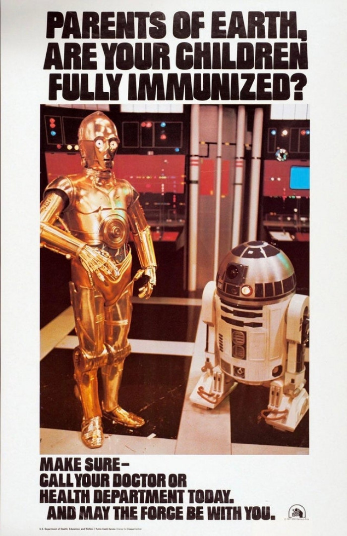 10. “1978 Star Wars vaccination ad.”