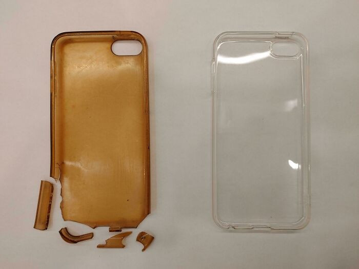 "4 Years Of Use Of A Clear iPod Case"