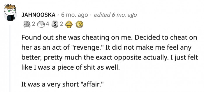 9. Revenge short affair