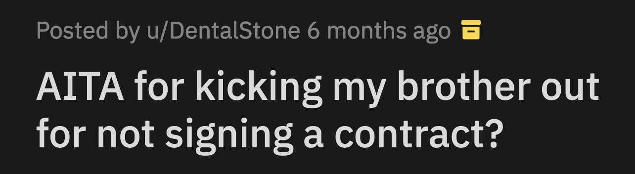 Rule-breaking must be rectified within 24 hours, or he would be asked to leave the apartment.