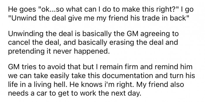 The GM tried to avoid OP's solution, but OP pressed harder.