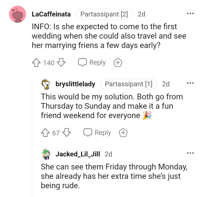 Let's head into the comments and check what redditors have to chirp into the story