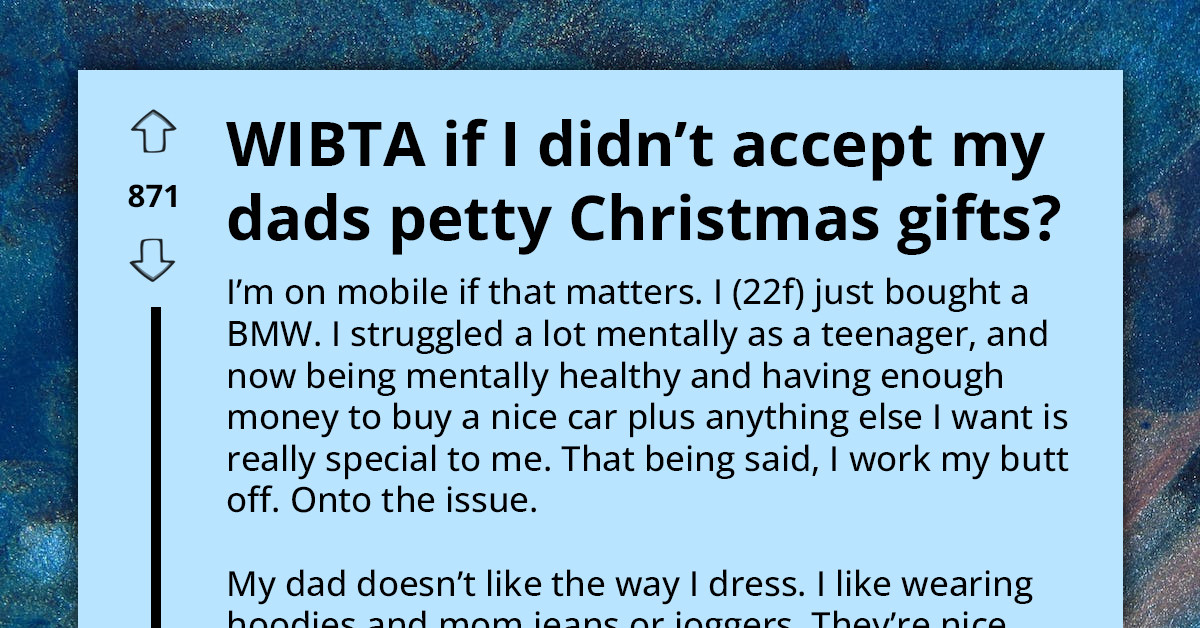 Confident Young Woman Defies Father's Demand to Change Her Casual Attire for Professionalism's Sake