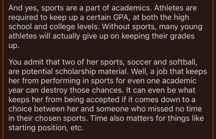 All of these activities are potential scholarship material.