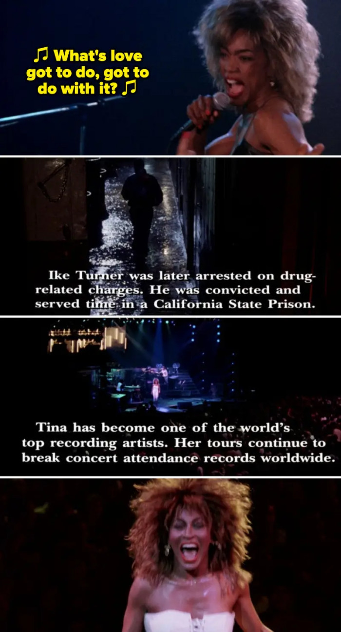 20. What's Love Got to Do with It (1993) has a totally satisfying ending