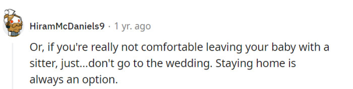 Skipping the wedding might have been a quieter option, but hey, drama-free weddings are overrated, right?