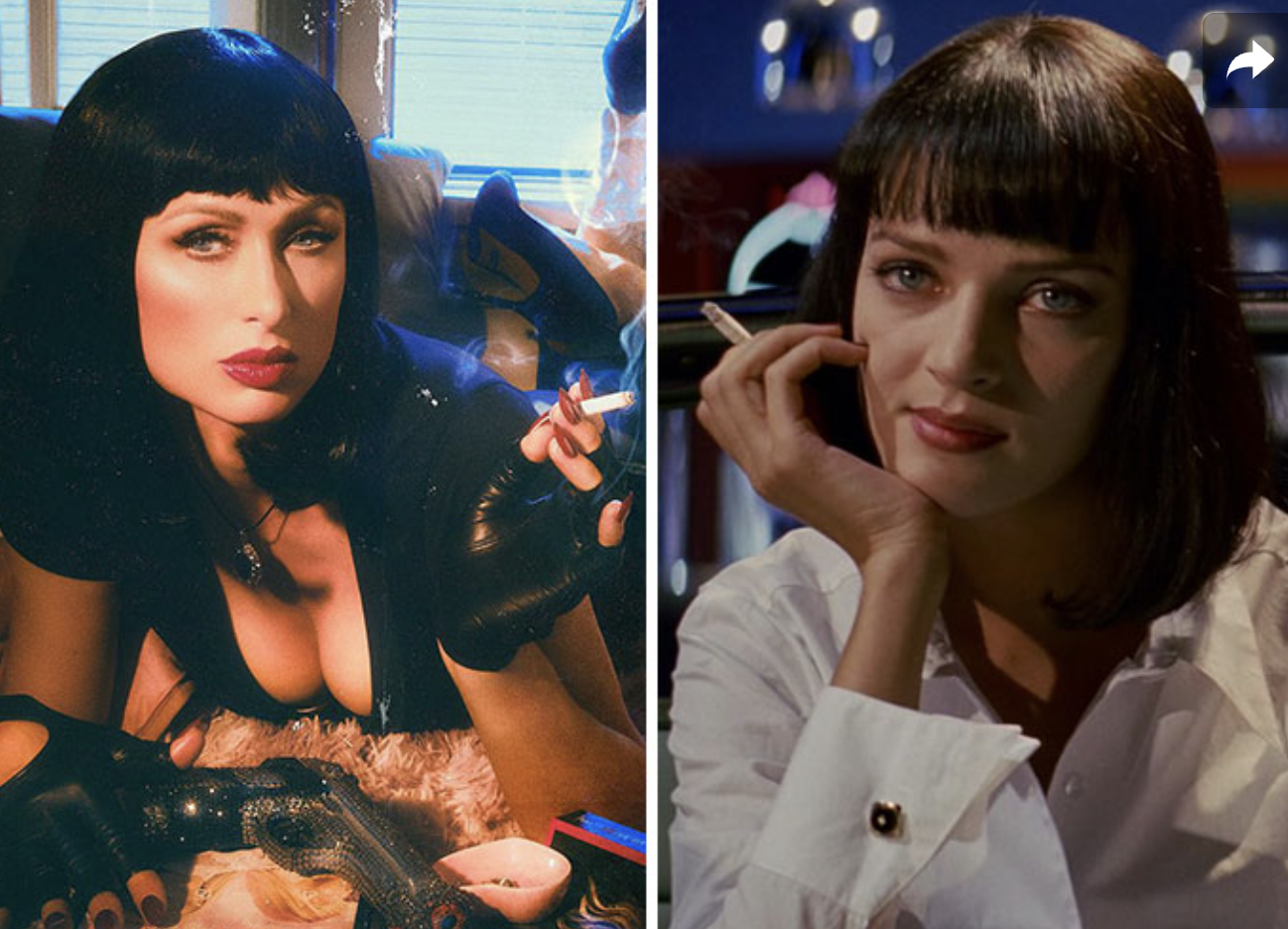 15. Paris Hilton as Mia Wallace