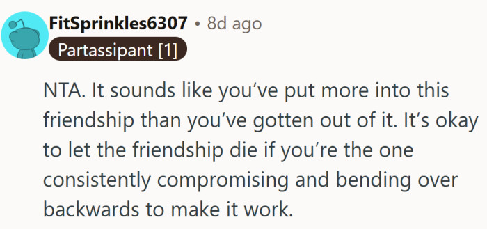 Friendship shouldn’t feel like a full-time job with no paycheck.