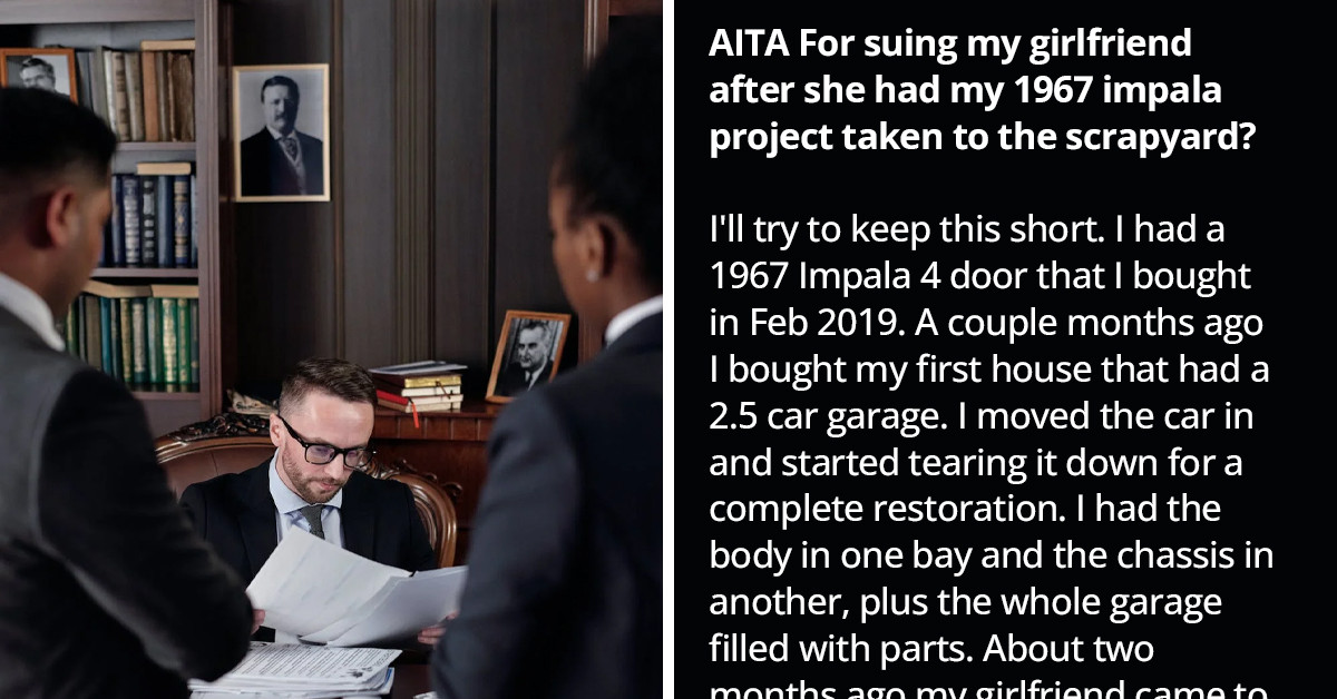 Man Ends Relationship After His Girlfriend Sold His '67 Impala While He Was Away So She Can Park Her Car In The Garage