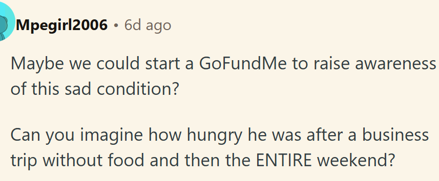 Sarcastic, but good: