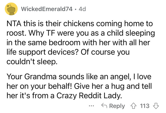 Grandma to the rescue!