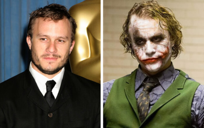 9. To prepare for the role of Joker in “The Dark Knight,” Heath Ledger locked himself in a hotel room for a month. He wrote a daily diary as the Caped Crusader’s arch-nemesis.