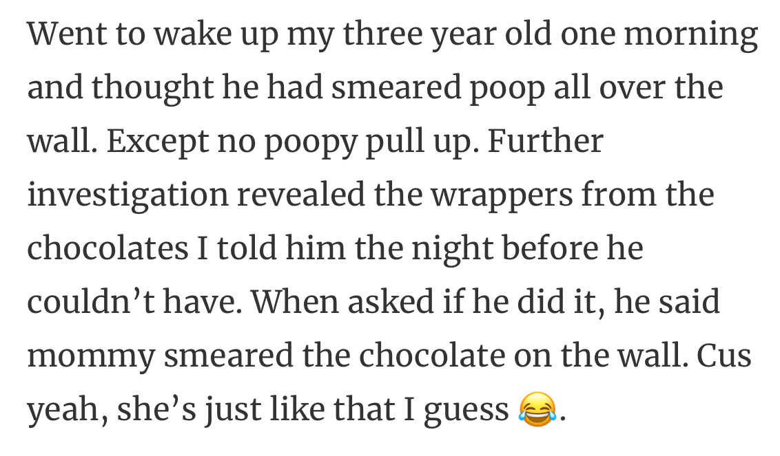 15. A crime scene that tastes better than it looks