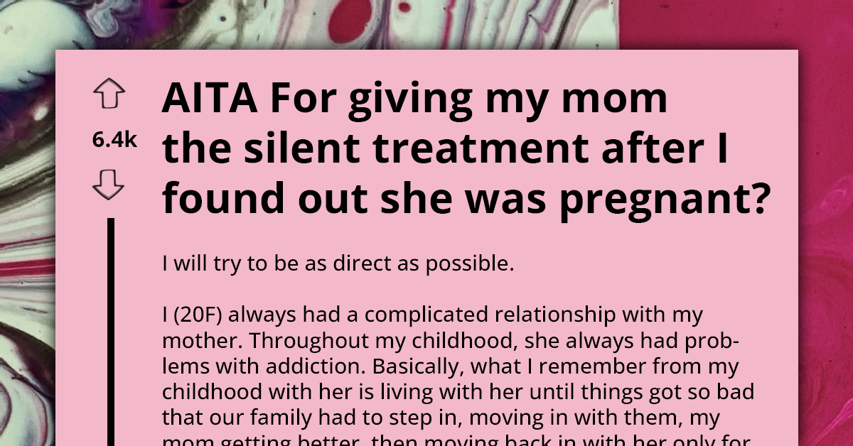 Young Woman In Complicated Family Situation Feels Disregarded After Mom's Pregnancy Revelation