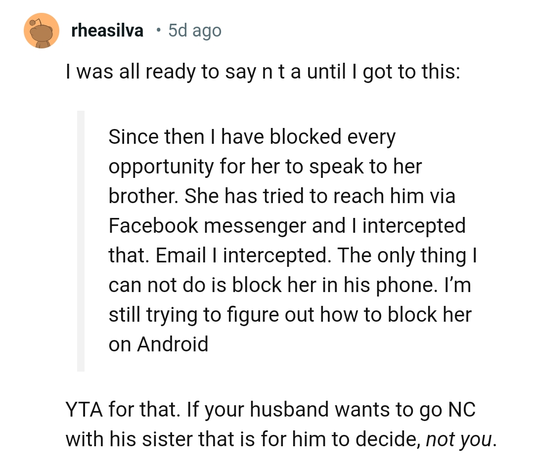 The OP shouldn't decide