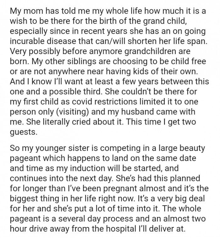 I know I’ll want at least a few years between this one and a possible third