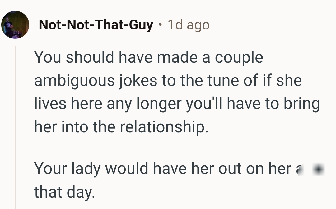 Making a couple of ambiguous jokes