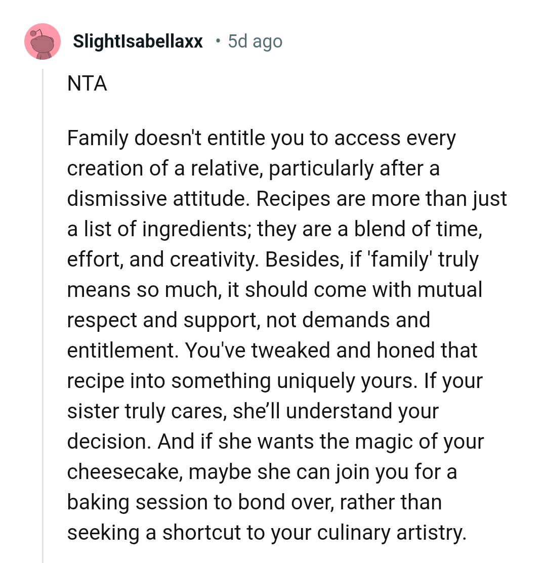 And the comments roll in...