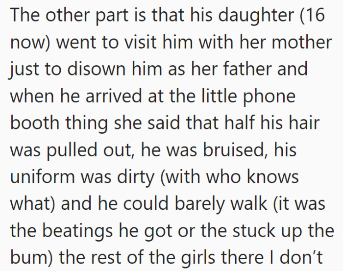 Then we get some details about the family and how they are handling this.