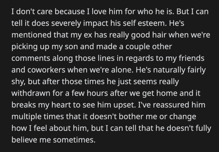 OP looked into the clinic after talking to her coworker and saw incredible reviews, which skyrocketed the hair transplant to the top of her gift list