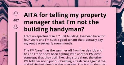 "What's Next" - Young Tenant Stands Firm Against Property Manager's Request For Help With 5-Minute Chore
