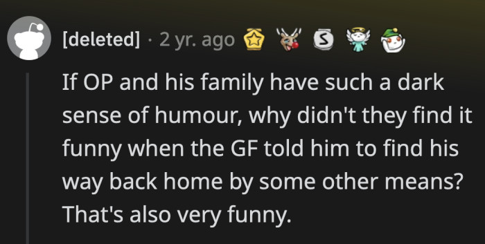 That was the only funny thing in this story