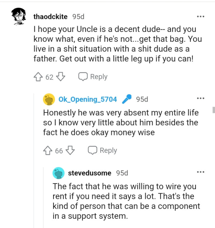 OP knows very little about him