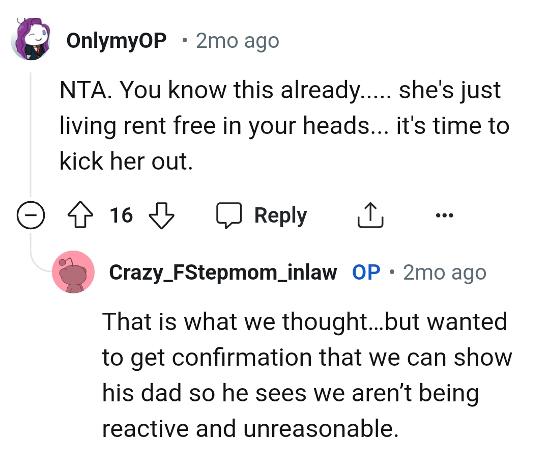 She's just living rent-free in their heads