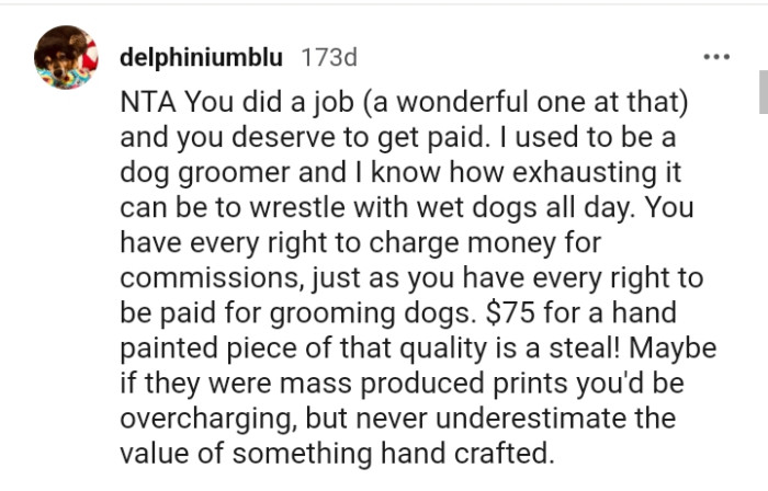 Never underestimate the value of something hand crafted