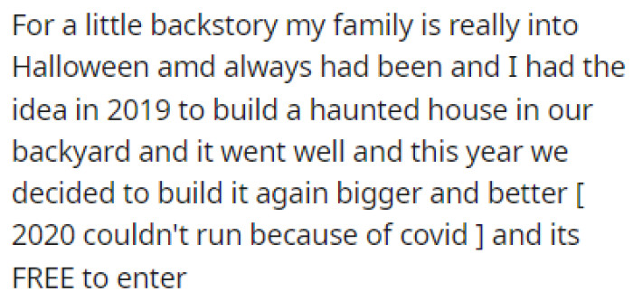 OP's Family Has Always Gone All Out for Halloween