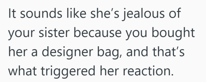 It taps into a classic relationship tension, the kind where a pricey present hits an unexpected emotional bruise.