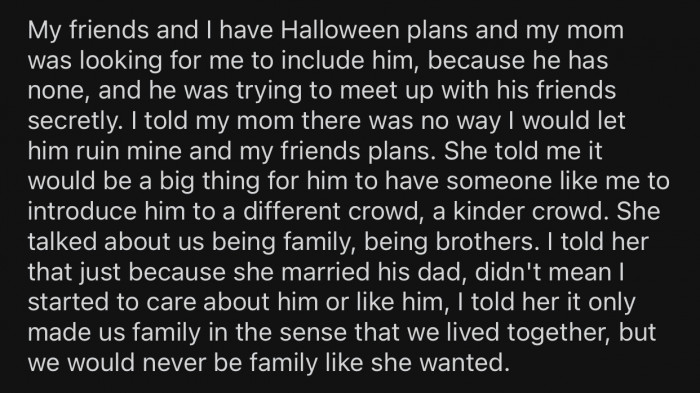 The parents still refuse to take no for an answer and keep trying to make them closer.