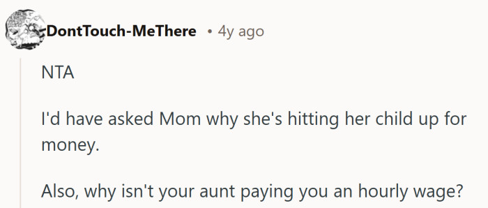 Asking the question no one at home did...