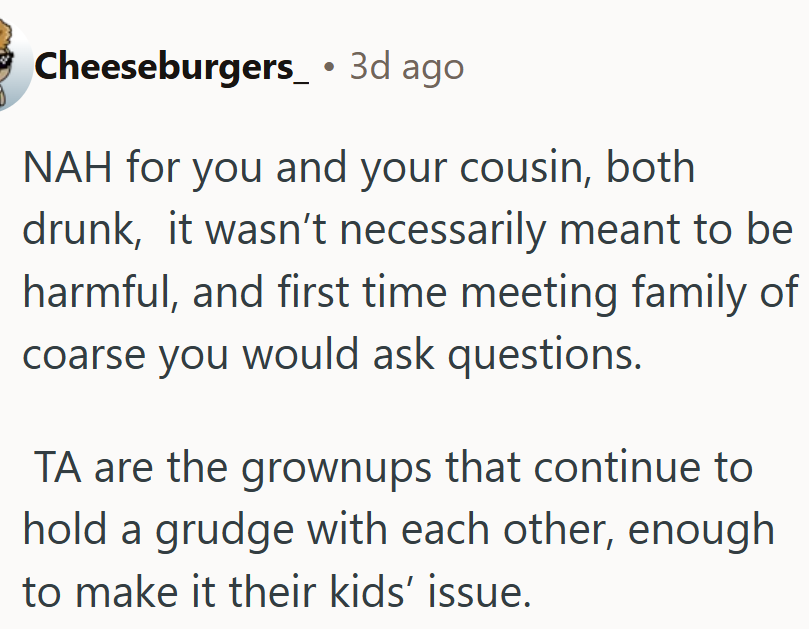 How are they still holding a grudge?