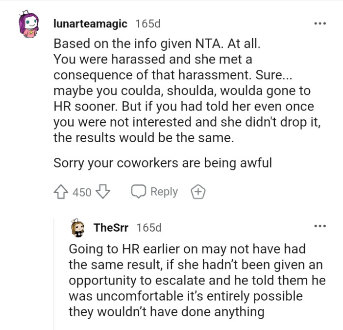The OP Was Harassed, and the Harasser Got What Was Coming to Them