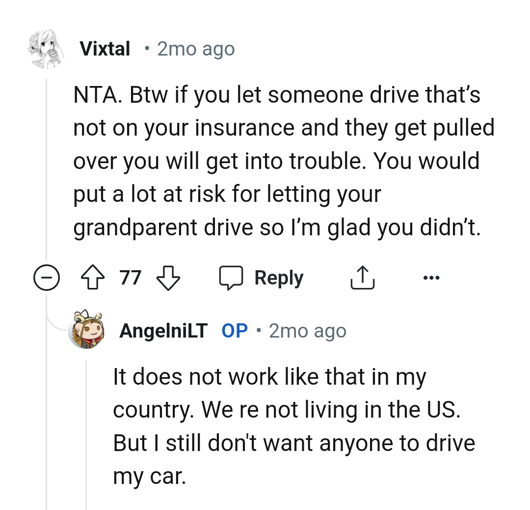 The OP's not living in the US