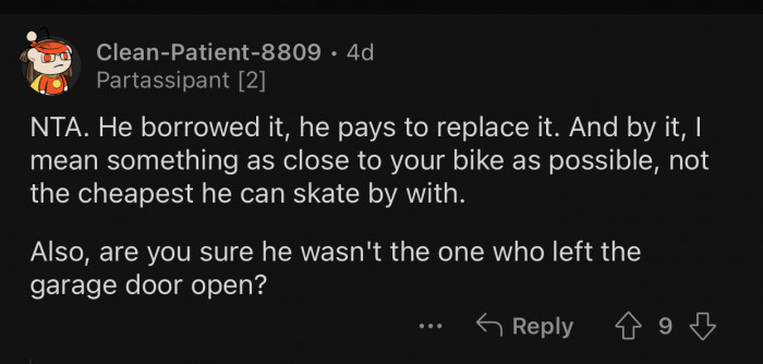 OP's boyfriend needs to pay her back.