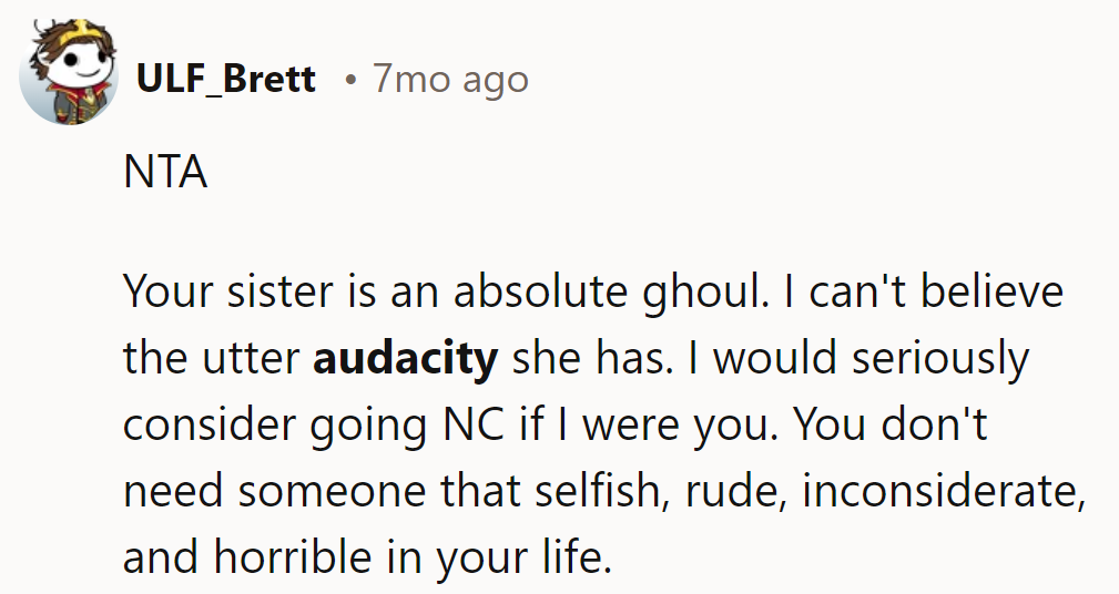 His Sister's a Ghoul. It's Time to Cut Ties and Upgrade.