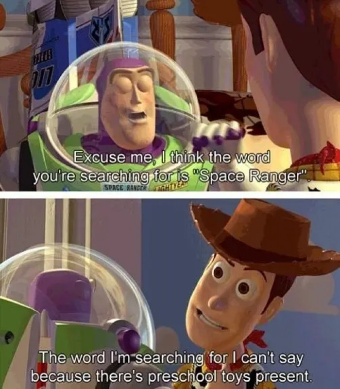 42. In Toy Story, when Woody got real with Buzz