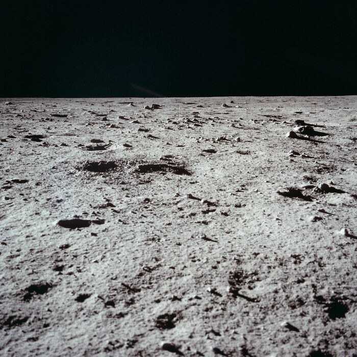 "Lunar Surface And Horizon"
