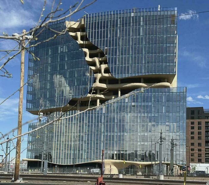 A (Non-Concept) Photo Of The New Eco-Friendly Building In Denver