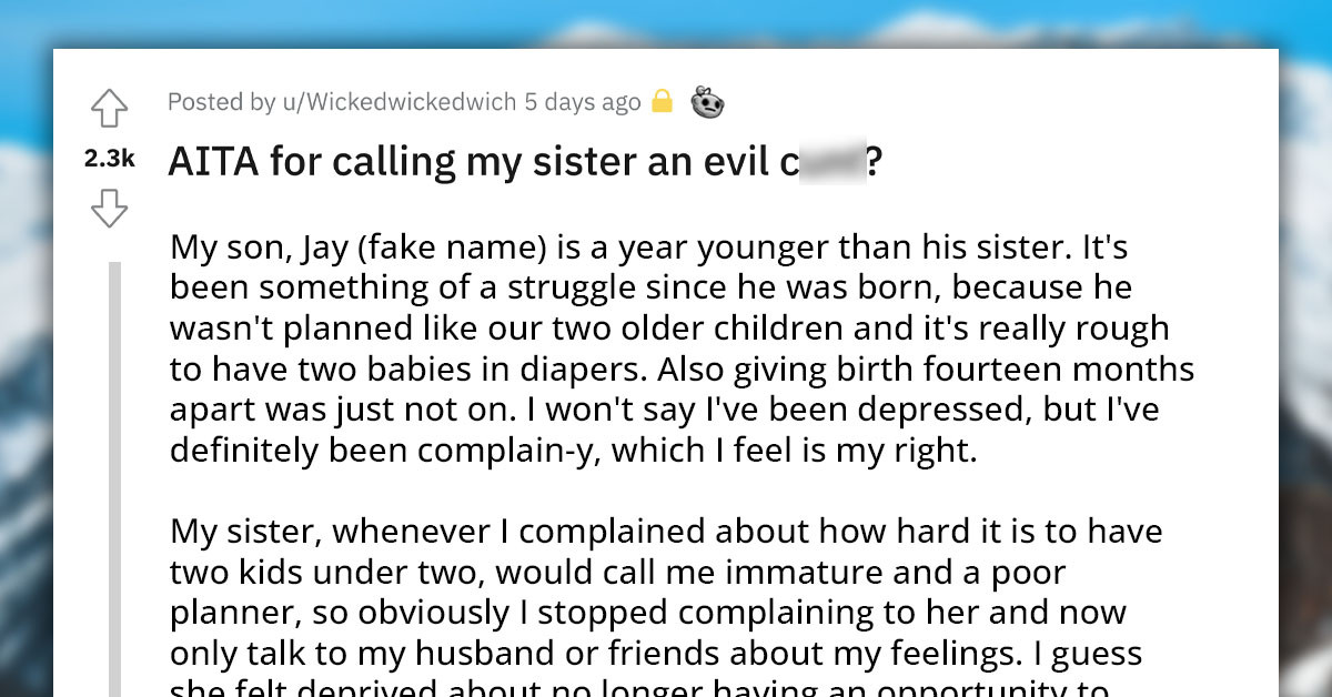 Woman Tells Lies Against Her Own Sister To Her MIL, Gets Called A Vile And Wretched Woman