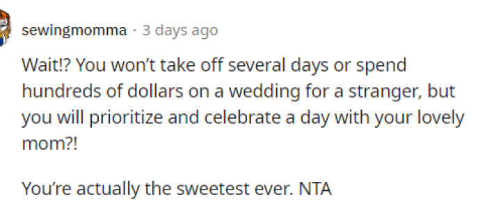 Many people actually said that he was sweet for making this decision and trying to spend some extra time with his family.