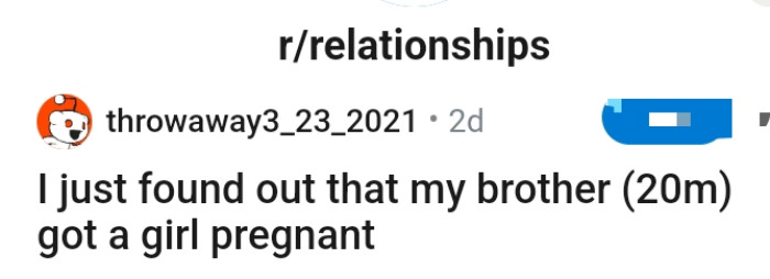 The story kicks off with this headline