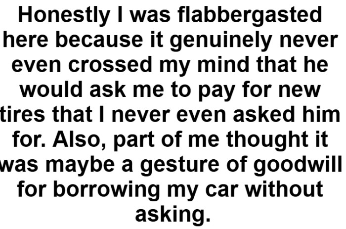 The OP thought it was maybe a gesture of goodwill from her uncle's side