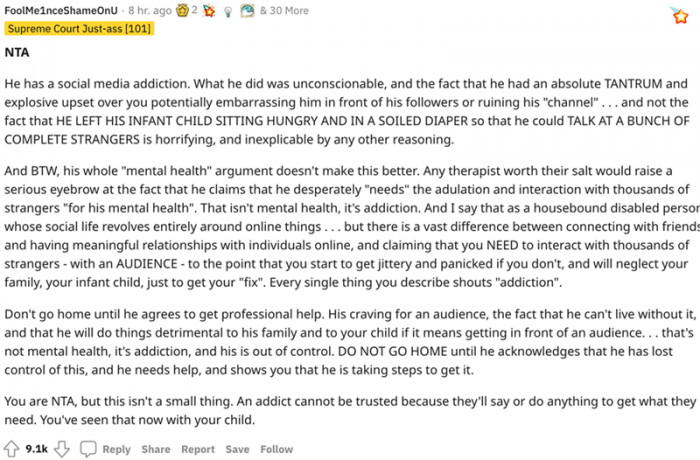 A social media addict is not to be trusted