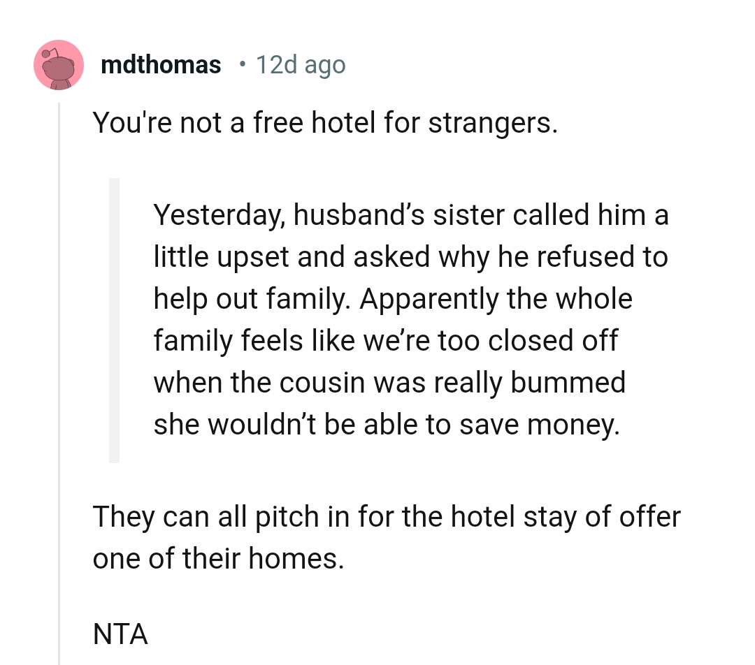 Below are a bunch of the most upvoted comments from other Redditors in response to the story