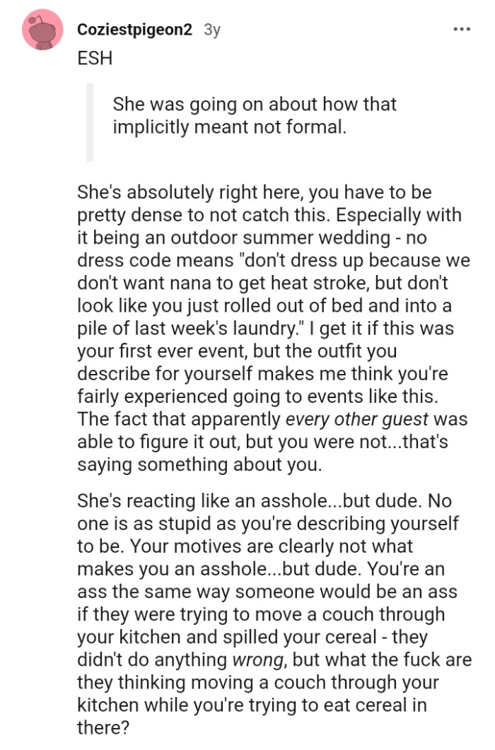 The OP has to have been pretty dense not to catch it