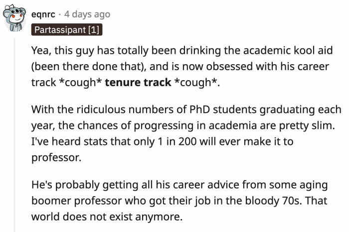 Charles sounds like someone who is high from the fumes of dreams long gone